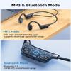ANOUV Bone Conduction Headphone Wireless Headphone Built-in 64GB MP3, IPX8 Waterproof Swimming Open Ear Headphones with Mic,Bluetooth 5.3 Sports Earphone Black view 4
