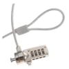 DIYEAH 1.8m Laptop Locking Cable Security Hardware Theft Notebook Lock Resettable Code for Laptops Monitors and Projectors Compatibility view 1
