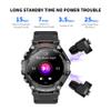 Ateclouds Military Smart Watch with Earbuds for Men, Bluetooth Calling can Answer and Make Calls, Sports Fitness Tracker,100 Sports Modes, Custom Watch face view 2