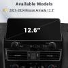 12.3" HD Tempered Glass 2024 Nissan Armada Screen Protector for 2021 2022 2023 2024 Nissan Armada (S, SV, SL, Midnight Edition, Platinum) Touchscreen Cover Screen Saver for Armada 2024 Accessories view 2
