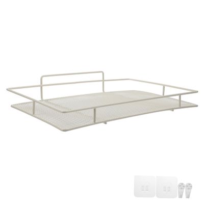 SOLUSTRE Router Shelf Wall Mount Storage Rack No-Drill Bracket Security Camera Holder Iron Material