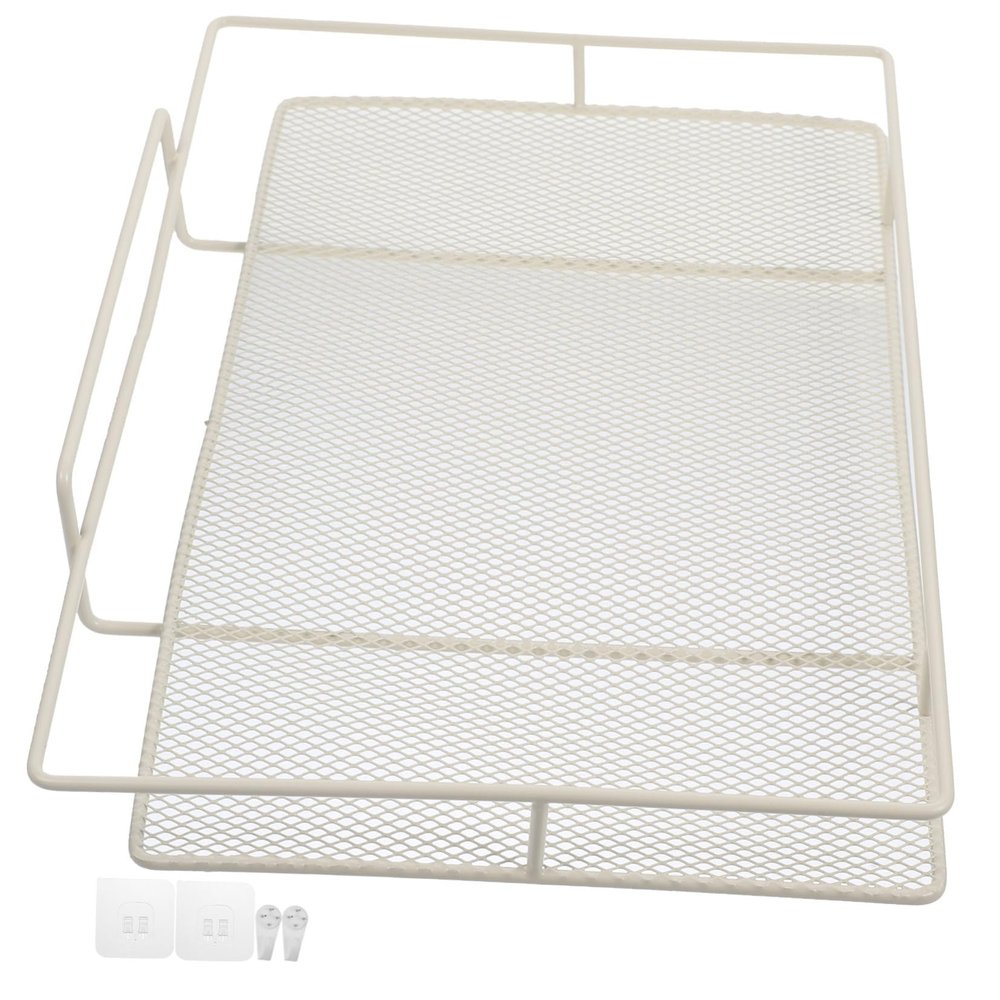 PRETYZOOM Wall Mount Router Storage Rack Display Shelf Home Supplies No-Drilling Holder