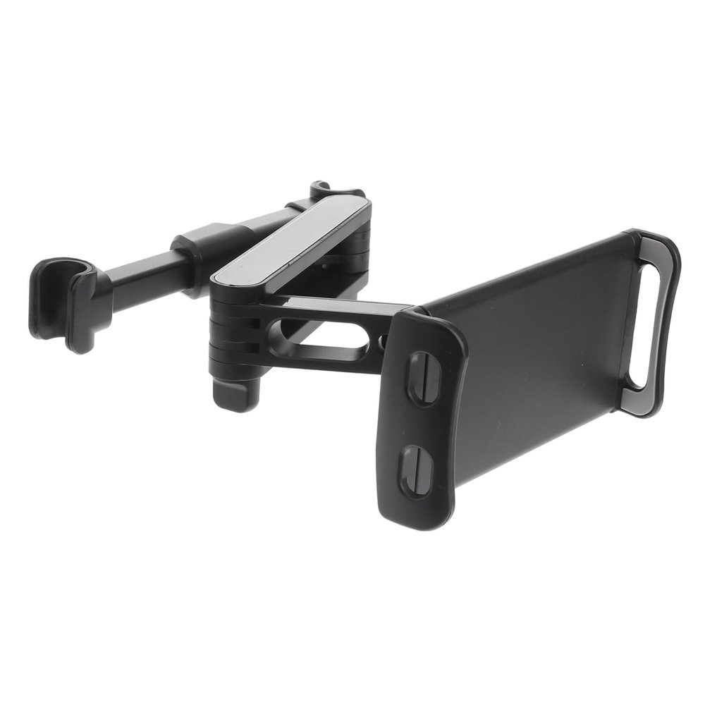 balacoo Secure Car Rear Seat Phone Stand Universal Car Headrest Tablet Holder Sturdy Metal Arm