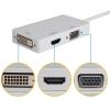 1 PCS White HD/VGA/DVI Adapter for Mac MacBook Air Pro Thunderbolt DP to HD view 3
