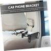POPETPOP Telescopic Car Rear Pillow Phone Holder Fit Swivel Car Tablet Stand Easy to Install Clip Design view 2