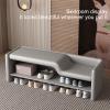 JHDXL Vertical Shoe Rack, Tall Narrow Shoe, Shoe Organizer, Freestanding Wooden Shoe Shelf, Tower for Boots, Sneakers, Heels, for Entryway,Hallway,Closet(Gray,80cm/31.5in) view 4