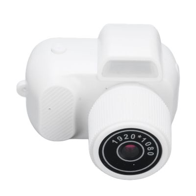Mini Keychain Camera,1080p 2MP Digital Camera,Compact Portable Video Recorder Easy to Operate,Color Screen Camera for Travel Study Recording,White