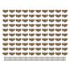 100Pcs Golden Iron Retro Corner Protectors, wear Guards for Wooden Boxes, Widely Used Metal Furniture Decorations with Ancient Modern Style view 1