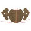 100Pcs Golden Iron Retro Corner Protectors, wear Guards for Wooden Boxes, Widely Used Metal Furniture Decorations with Ancient Modern Style view 2