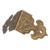 100Pcs Golden Iron Retro Corner Protectors, wear Guards for Wooden Boxes, Widely Used Metal Furniture Decorations with Ancient Modern Style view 3