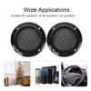 Oreilet Speaker Cover, 2 Pcs Compact Round Speaker Protective Cover with Mesh for Small Speakers and Car Speakers, 45.5mm (Black) view 2