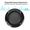Oreilet Speaker Cover, 2 Pcs Compact Round Speaker Protective Cover with Mesh for Small Speakers and Car Speakers, 45.5mm (Black) view 3