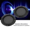 Oreilet Speaker Cover, 2 Pcs Compact Round Speaker Protective Cover with Mesh for Small Speakers and Car Speakers, 45.5mm (Black) view 4