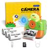 Bluetooth Instant Print Camera for Kids, Childrens Instant Print Camera Gift for Boys Girls Ages 1-17, Toddler Kid Digital Cameras Printer for Toys, Thermal Mini Photo Printer & 1 Sticker & 2 Paper view 1