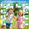 Bluetooth Instant Print Camera for Kids, Childrens Instant Print Camera Gift for Boys Girls Ages 1-17, Toddler Kid Digital Cameras Printer for Toys, Thermal Mini Photo Printer & 1 Sticker & 2 Paper view 2