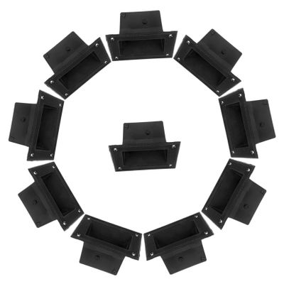 balacoo 10pcs Speaker Cabinet Knobs Cabinet Pulls Recessed Door Handles for Audio Systems