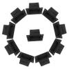 balacoo 10pcs Speaker Cabinet Knobs Cabinet Pulls Recessed Door Handles for Audio Systems view 1