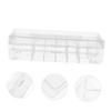 jojofuny Data Cable Storage Box with Transparent Lid Multi Organizer for Desk Easy Access Cord Holder for Charging Cables Earbuds and Plugs view 4