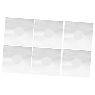 GRIRIW 6pcs Vinyl Record Covers Pouches Sleeves Sturdy Storage Dustproof and Static