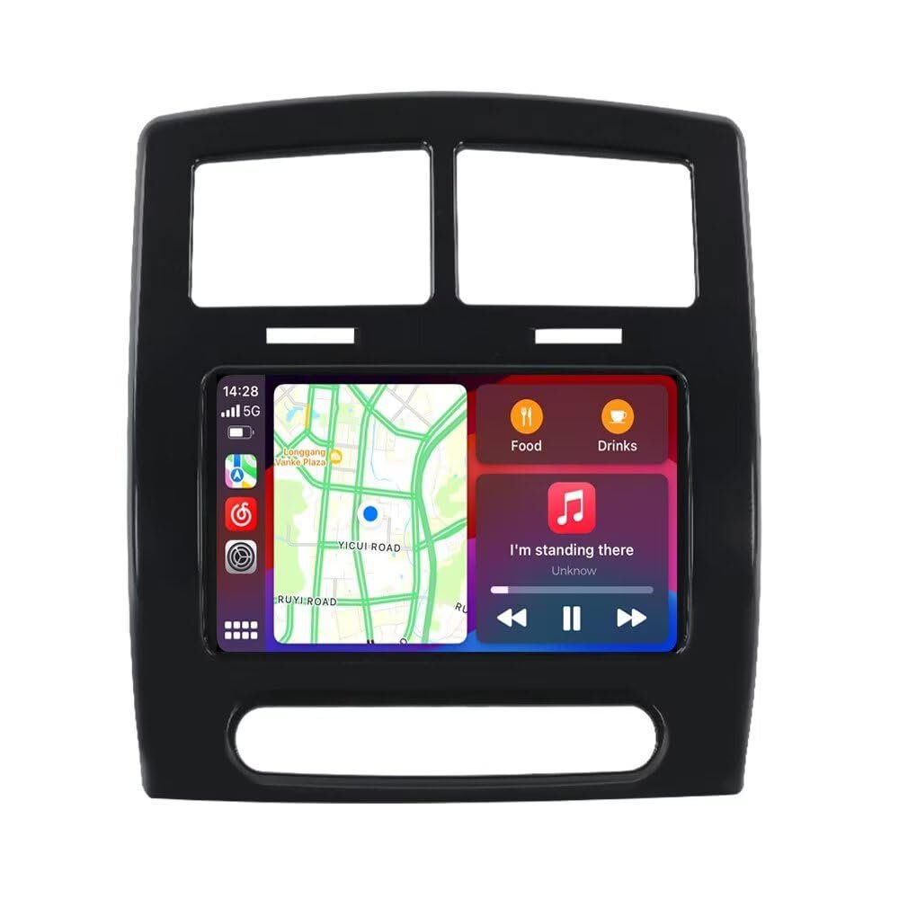 Stereo Radio for Toyota Urban Cruiser 2008-2013, Biorunn 9 Inch GPS Navi Wireless Car-Play Android Auto Upgrade Dash Kit IPS WiFi RDS Head Unit 1GB RAM 32GB ROM