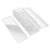 Angoily Office USB Cable Storage Box Transparent Cord Organizer Dividers for Desktop Computer and Charging Accessories Tidy up Cables and Wires Effortlessly view 1