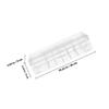 Angoily Office USB Cable Storage Box Transparent Cord Organizer Dividers for Desktop Computer and Charging Accessories Tidy up Cables and Wires Effortlessly view 2