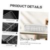 Angoily Office USB Cable Storage Box Transparent Cord Organizer Dividers for Desktop Computer and Charging Accessories Tidy up Cables and Wires Effortlessly view 3