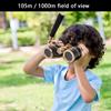 Binoculars, 3X25 Magnification Compact Lightweight Opera Glasses Telescope with Handle for Women, Kids in Musical Concerts, 6.5mm Exit Pupil, Central Focus, BAK-7 Prism (Black) view 2