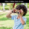 Binoculars, 3X25 Magnification Compact Lightweight Opera Glasses Telescope with Handle for Women, Kids in Musical Concerts, 6.5mm Exit Pupil, Central Focus, BAK-7 Prism (Red) view 2