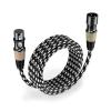 ACGTUY XLR Cables 3-Pin XLR Male to Female Balanced Microphone Cable Gold Plated XLR Cable Compatible with The Mixer Amplifiers Record Etc(Light Yellow,8m) view 1