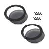 6.5" Glossy Audio Speaker Cover Mesh Grill Horn Glossy Guard Protector, 2Pcs view 1