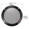 6.5" Glossy Audio Speaker Cover Mesh Grill Horn Glossy Guard Protector, 2Pcs view 2