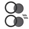 6.5 Inch Metal Mesh Speaker Grills Covers Car Speaker Cover Woofer Subwoofer Grill with Mounting Screws, 2Pcs view 1