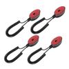 CHICAMPERA 4pcs Retractable Anti-lost Tether for Phones and Tablets Adhesive Hook Remote Control Leash Durable Anti-theft Phone Tether Secure Attachment for Home and Display Use view 1