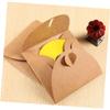 SOLUSTRE 50pcs Reusable Cd Kraft Paper Covers Holder Sleeves for Replay Recycled Cd Case Kraft Paper DVD Sleeves view 2
