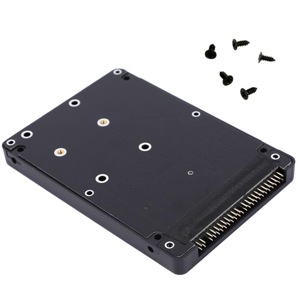 Hard Drive Enclosure, MSATA to 2.5 Inch IDE Hard Drive Enclosure SSD Case Adapter Card 44PIN Converter