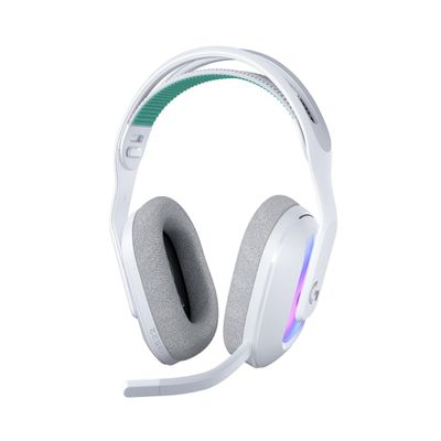 Logitech G G522 LIGHTSPEED Wireless Gaming Headset LIGHTSYNC RGB Illuminated Synchronous PRO-G Sound, Lightweight and Comfortable Design, White