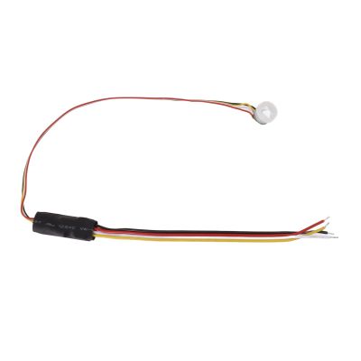 PIR Motion Sensor, Fast Sensing Mini Infrared Detector with 120 Degree Angle for LED Lights, Easy to Install and Operate, Compact Size, Suitable for Car Lighting Corridor, Basement