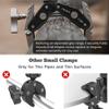 HEIPI Super Clamp Phone Camera Mount Holder 2-in-1 Clamp & Stand Design with 1/4"-20 & 3/8"-16 Screw Mount Adapter Holder Max Clamping 3.93 inch for Tripod Accessories, Phone, Action, DSLR Camera view 2