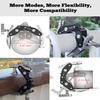 HEIPI Super Clamp Phone Camera Mount Holder 2-in-1 Clamp & Stand Design with 1/4"-20 & 3/8"-16 Screw Mount Adapter Holder Max Clamping 3.93 inch for Tripod Accessories, Phone, Action, DSLR Camera view 4
