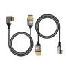 ACGTUY 0.5m 1m 8K UHD Cable 90 Degree Up/Down/Left/Right Angle -HD m;ic/ro -HD to HD Port Thin Cord Compatible with The Camera HDTV Camcorder(MiniHD Left,0.5m) view 2