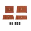 4Pcs Camera Bag Insert Divider Foam Partition with Magic Tape, Sticky Strap Padded Camera Bag Baggies Bag Inserts Dividers view 1