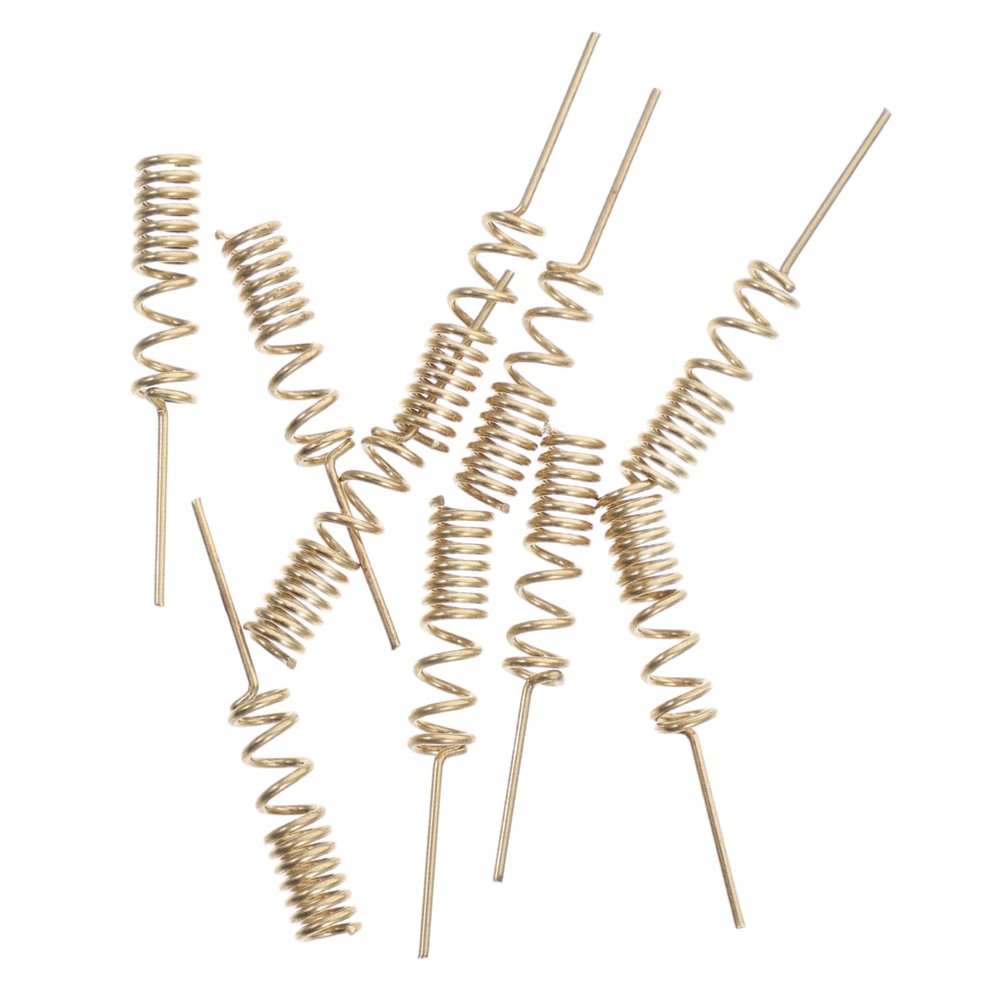 Ciieeo 10pcs Coil Spring Antenna Phosphor Copper Design for Enhanced Signal Transmission in Networking Systems