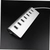 NUOBESTY Portable USB Hub Ports Compact Data Hub for and More High-Speed Data to Play Design for Easy Device Connection view 2