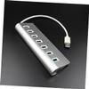 NUOBESTY Portable USB Hub Ports Compact Data Hub for and More High-Speed Data to Play Design for Easy Device Connection view 3