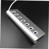 NUOBESTY Portable USB Hub Ports Compact Data Hub for and More High-Speed Data to Play Design for Easy Device Connection view 4