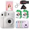 Fujifilm Instax Mini 12 Instant Camera Clay White with Sandisk 32 GB USB Flash Drive + 40 Sheets Fujifilm Instax Mini Film Bundle, Sunshine Photo Microfiber Cleaning Cloth Included... view 1