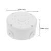 Alipis 4pcs Plastic Junction Box for Security Cameras Outdoor Sleek Design for Wall Ceiling Installation Enhanced Ventilation and Organization view 2