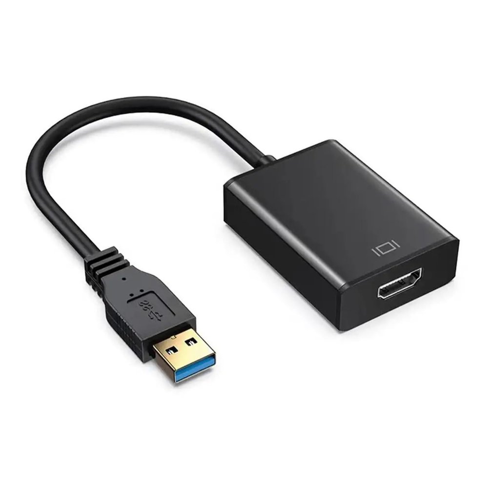 ACGTUY USB 3.0 to HDMI Adapter 1080P USB to HDMI-Compatible Video Converter External USB Adapter Video Adapter Cable Compatible with The Desktop(USB3.0)