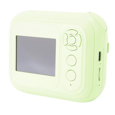 48MP HD Instant Camera, Instant Print Digital Camera with 6X Zoom, ABS Material, 20 Built-in Frames, 5 Filters, Adorable Exterior Design for Birthday (Green)